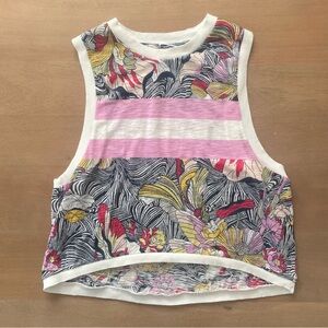 Free People FP Movement - Printed Love Tank - Floral and Stripes